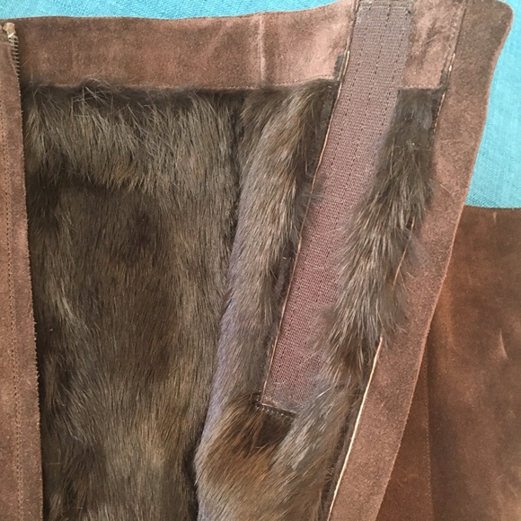 Salvatore Ferragamo Suede Brown Boots 37 US 6.5 - Picture 3 of 7